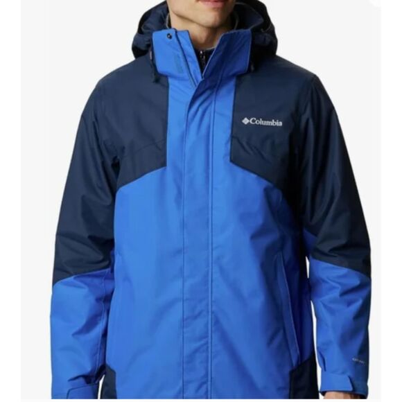 Columbia Womens Blue Bugaboo™ II Fleece Interchange Colorblock Gorpcore Jacket M - Picture 16 of 16